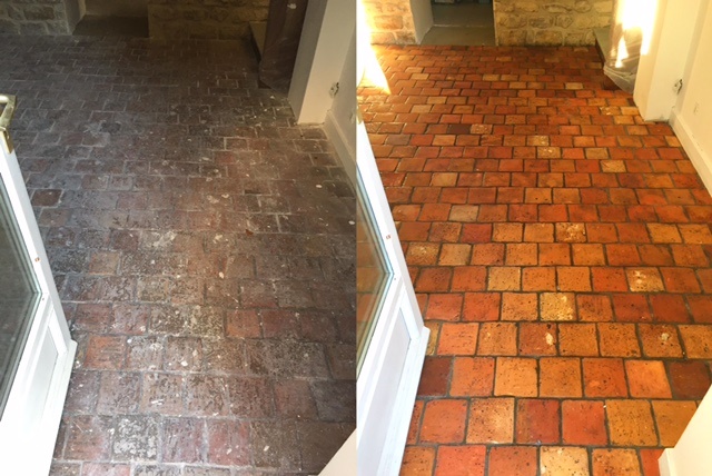 Commercial building after construction cleanup